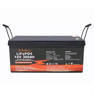 Grosir 12v 24v IP65 Pak baterai surya Bluetooth tahan air 100Ah 200Ah 300Ah siklus dalam LiFePo4 baterai Ion Lithium - Product Image 3