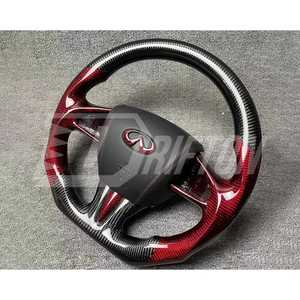 Volante de fibra de carbono hecho a medida para Infiniti Q50 Q50S 2013-2017 - Product Image 5