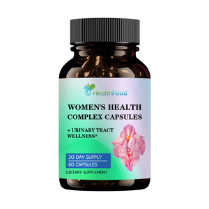 Cápsulas de Complejo para la Salud Femenina con Etiqueta Personalizada, Contienen Polvo de Arándano Rojo, Favorecen la Relajación y el Equilibrio, Suplemento Dietético para Adultos - Product Image 1