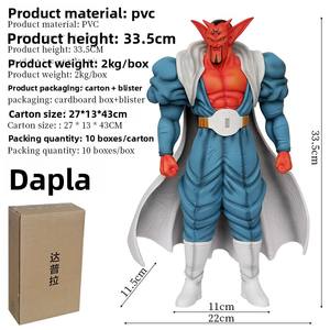 Figura de acción de PVC de Dabura, el <span class=keywords><strong>Rey</strong></span> <span class=keywords><strong>Demonio</strong></span>, modelo de ensamblaje, juguete coleccionable en caja, de la serie <span class=keywords><strong>Anime</strong></span>. - Product Image 2