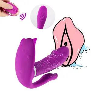 2022 Patent 3 In 1 New Remote Control Intelligent Heating Wearable Vibrator Dildo Sex Toy For Woman Female Adult