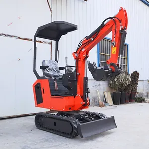 โรงงานส่งออกรถขุดขนาดเล็ก 2 ตันราคา Micro Mini Digger 1.8 ตันรถขุดขนาดเล็กไฮดรอลิกตีนตะขาบ