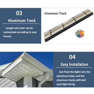 HRsyt dc24vchristmas nhôm theo dõi LED điểm vĩnh viễn nguồn ánh sáng 24V đỏ phát ra tinh thể NGOÀI TRỜI <span class=keywords><strong>3</strong></span> điểm pixel ánh sáng - Product Image 5