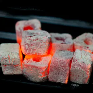 فحم خيزران 100 % يُحرق لوقت طويل من مصنع فوجيان فحم Bbq بلا دخان فحم للشيشة والشيشة في بار