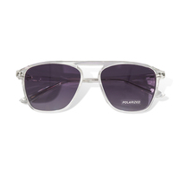 Mode TR90 magnétique polarisé Clip-on lunettes de soleil Double pont unisexe lunettes cadre hommes et femmes lunettes de soleil