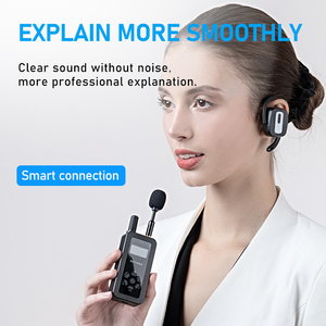 Cầm tay <span class=keywords><strong>mini</strong></span> không dây âm thanh hướng dẫn hệ thống cho Bảo tàng tour du lịch USB sạc tùy chỉnh với <span class=keywords><strong>microphone</strong></span> - Product Image 5