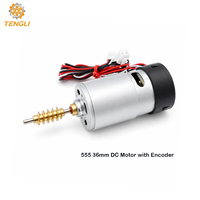 Moteur CC à balais RS-555 36mm 6V 12V 24V 3000-15000RPM à balais de charbon à aimant permanent pour outils électriques, robots et applications industrielles