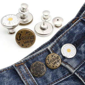 Bouton-pression métallique rond de 17 mm sans nickel, style classique, pour attaches de vêtements - Product Image 4