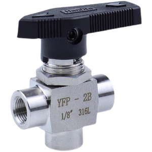 YFP-2B Bảng Điều Chỉnh Gắn Cụ Chuyển Đổi Van 1/8 "1/4" 3/8 "1/2" 3/4 "L Cổng Thép Không Gỉ 3 Cách Nữ Chủ Đề Bóng Van - Product Image 1