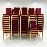 Chaises de salle à manger en métal avec coussin moelleux pour hôtels, mariages, banquets, réunions VIP, salon, appartement, villa - Design moderne