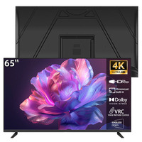 Téléviseur intelligent R&E 65 pouces Mini LED 4K HDR Dolby Vision Atmos sans cadre, luxe, pour salle de bain et salon