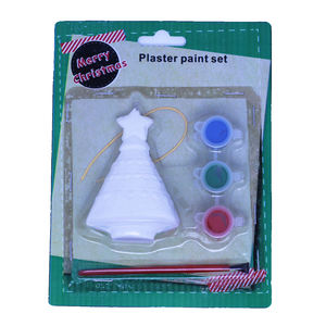 Mainan lukisan anak-anak hadiah Natal mainan lukisan plester diy mainan gambar berwarna lukisan pendidikan gipsum untuk anak-anak - Product Image 1