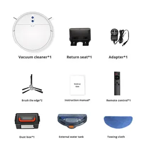 Hoàn toàn tự động thông minh tự làm sạch Robot chân không lau kết hợp ướt khô sàn làm sạch di động điều khiển từ xa cho khách sạn phòng khách - Product Image 3