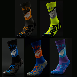 Chaussettes de trekking à coussin lourd pour hommes absorption des chocs évacuant l'humidité séchage rapide respirant pour la randonnée longue distance - Product Image 6