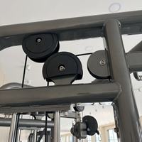 POWERXCommercial Máquina de entrenamiento funcional con carga de pin, crossover de cables, polea doble ajustable con pila de pesas, equipo de gimnasio de alta resistencia