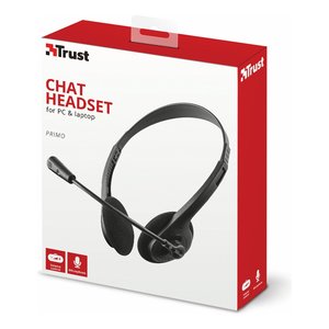Casque micro filaire PRIMO Chat Headset Noir 21665 - Product Image 5