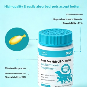 Cápsulas de Aceite de Pescado de Aguas Profundas de Alta Pureza para Perros y Gatos, Suplemento Omega-3 EPA DHA para un Pelaje Brillante y Refuerzo del Sistema Inmunitario - Product Image 3