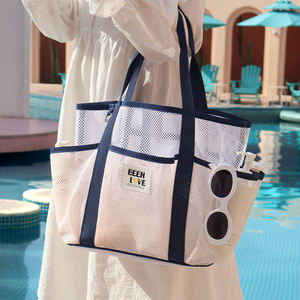 MKW4217 Bolso <span class=keywords><strong>de</strong></span> <span class=keywords><strong>Playa</strong></span> <span class=keywords><strong>de</strong></span> Malla <span class=keywords><strong>de</strong></span> Moda para Mujer, Bolso <span class=keywords><strong>de</strong></span> Hombro Personalizado para Natación, Bolsa <span class=keywords><strong>de</strong></span> <span class=keywords><strong>Playa</strong></span> <span class=keywords><strong>de</strong></span> Malla <span class=keywords><strong>de</strong></span> Gran Capacidad - Product Image 5