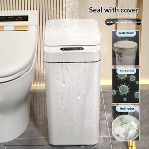 Cubo de Basura Inteligente con Sensor de Movimiento Sin Contacto para Baño, Cocina u Oficina, Capacidad de 15L, Funciona con Batería - Product Image 4