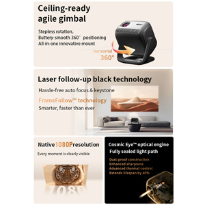 Projetor de Vídeo Portátil N3 Pro Pico com Foco Automático 4K e Alto-falantes Estéreo Integrados WiFi6 - Product Image 3