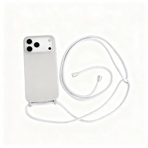 Coque antichoc personnalisée en TPU avec cordon pour iPhone 17, 17 Pro Max, 17 Pro – Étui de téléphone à bandoulière lisse avec sangle pour le cou et le corps - Product Image 4