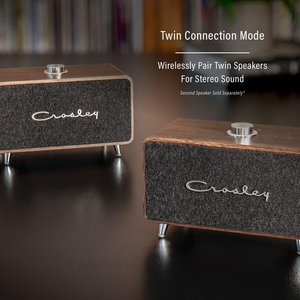 Altoparlante CR |   Mini Altoparlante <span class=keywords><strong>Vintage</strong></span> in Legno con Audio Wireless |   Sistema Audio Portatile da Tavolo per Arredamento Domestico - Product Image 5