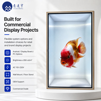 Affichage publicitaire 3D transparent à effet dynamique SDK, affiche numérique 4K à effet 3D visuel direct