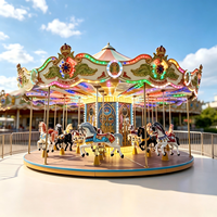 Manège pour enfants, équipement de parc d'attractions, manège à chevaux