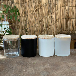 ขายส่งราคาต่ําใสแก้วใส <span class=keywords><strong>Jar</strong></span> สําหรับเทียน 4oz 6oz 8 oz 10 oz 14 oz แก้วใสเทียน <span class=keywords><strong>Jar</strong></span> พร้อมฝาปิดไม้ - Product Image 4