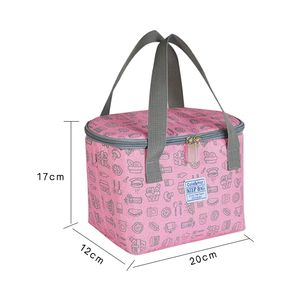 Sac isotherme réutilisable et recyclable en polyester 2026 avec fermeture éclair pour garçons et filles, idéal pour l'école, le travail, les pique-niques et la plage - Product Image 5