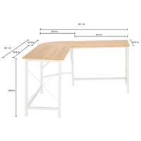 Bureau d'angle de bureau à domicile de haute qualité combinaison d'ordinateur de bureau E-Sports Table d'apprentissage en forme de L