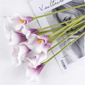 Flor de Lirio Artificial de PU de Alta Calidad con Forma de Herradura de Loto para Decoración de Bodas, Nueva Moda, Venta al por Mayor - Product Image 3