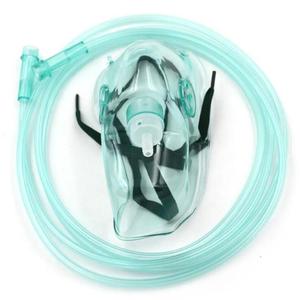 Tüp çocuk oksijen yüz maskeleri ile diğer tıbbi sarf malzemeleri taşınabilir cerrahi tek kullanımlık PVC oksijen maskesi - Product Image 5