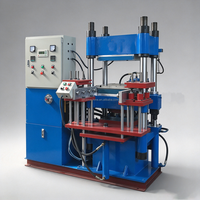 Machine de moulage par vulcanisation de caoutchouc silicone avec rail, navette, éjection automatique, convoyeur de rejet et ligne d'assemblage automatisée