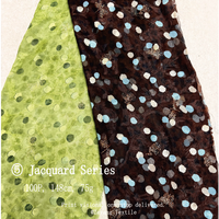 Tissu en polyester jacquard floral en mousseline à pois irréguliers avec fil doré et motif papillon pour robe, écharpe, rideau et décoration
