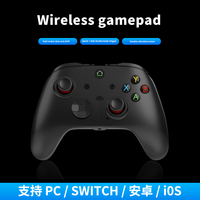 Manette Sans Fil BT N-Switch avec Capteur à Effet Hall Intelligent, Moteur de Vibration et Joystick pour PC, P3, Android et iOS – Idéale pour le Gaming