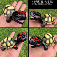 Statue de tortue Sulcata en résine, modèle de tortue, figurine de tortue, décorations de tortue pour la maison, ornements de jardin