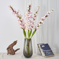 Vente en gros de fleurs artificielles de freesia de 86 cm, arrangement floral moderne de luxe, grande taille, nouvelle collection, en soie artificielle, pour centre de table de mariage, maison, hôtel