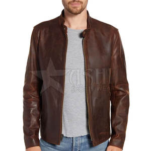 แจ็กเก็ตขนเป็ดสำหรับผู้ชายแฟชั่นสไตล์ไฮสตรีทสไตล์ฤดูหนาวน้ำหนักเบาอุ่นด้วยหนังวัวคุณภาพสูงหนัง PU ดีไซน์ใหม่ - Product Image 2