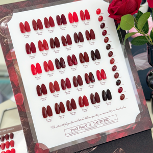 2025 nuova serie di 30 colori rosso per unghie Kit Gel UV di lunga durata senza HEMA francese senza TPO Nail Art Salon utilizzare Gel Non tossico - Product Image 2