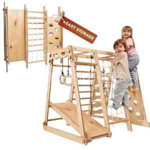 Children's Indoor <b>Small</b> Climbing Frame Baby Climbing Toy Swing <b>Slide</b> Combination Set - Product Image 1
