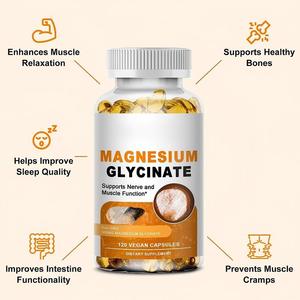 120 Cápsulas de Magnesio Glicinato y Vitamina B6 para el Alivio de la Fatiga, Mejora del Sueño, Huesos Fuertes, Corazón y Músculos Saludables - Product Image 5