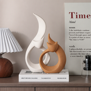 Adornos de Cerámica Abstractos Estilo Wabi-Sabi para Sala de Estar, <span class=keywords><strong>TV</strong></span> y Mueble para Vinos, Decoración del Hogar, Regalo de Inauguración - Product Image 1