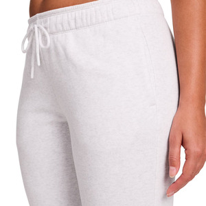 Solid Color Fleece Casual Pants With Pockets Regular Fit Elastic Waist <b>White</b> Women's High Waist Ankle-Length <b>Joggers</b> Pants - Product Image 4