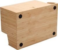 Support de tablette en bambou pour meubles de maison, organisateur de bureau pour iPad, téléphones, télécommandes, blocs-notes, stylos