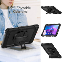 Lenovo Tab M10 3rd Gen 2022 TB-328F için 10.1 inç ağır sağlam Tablet kılıfı standı omuz askısı darbeye PC kapak