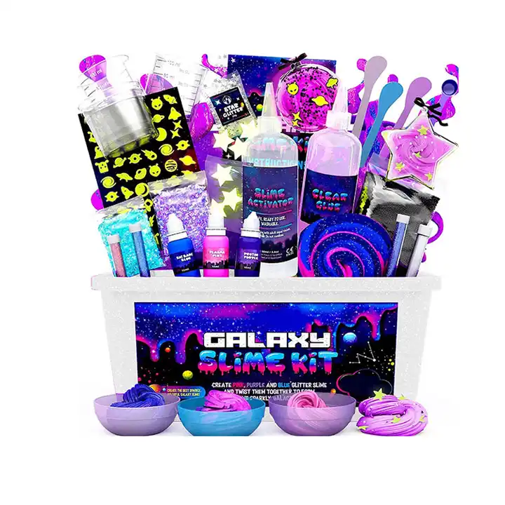 Wholesale DISN Slime Making Kit for Girls DIY Toys Gifts Toy Slime Kits for  Boys Kids Easter Basket Stuffers, Glow In Dark Glitter From m.
