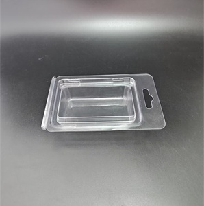 Reciclável eco amigável claro <span class=keywords><strong>PET</strong></span> caixa plástica com inserir cartão personalizado <span class=keywords><strong>PET</strong></span> clamshell caixa embalagem - Product Image 2