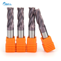 BFL carbure monobloc 4 cannelures 16 mm fraises en bout plus rugueuses pour mèches de routeur CNC