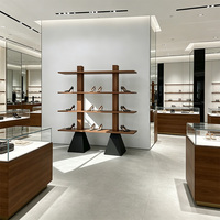 Étagère de présentation en promotion, personnalisable, multi-usages, facile à assembler, robuste, pour magasin de chaussures